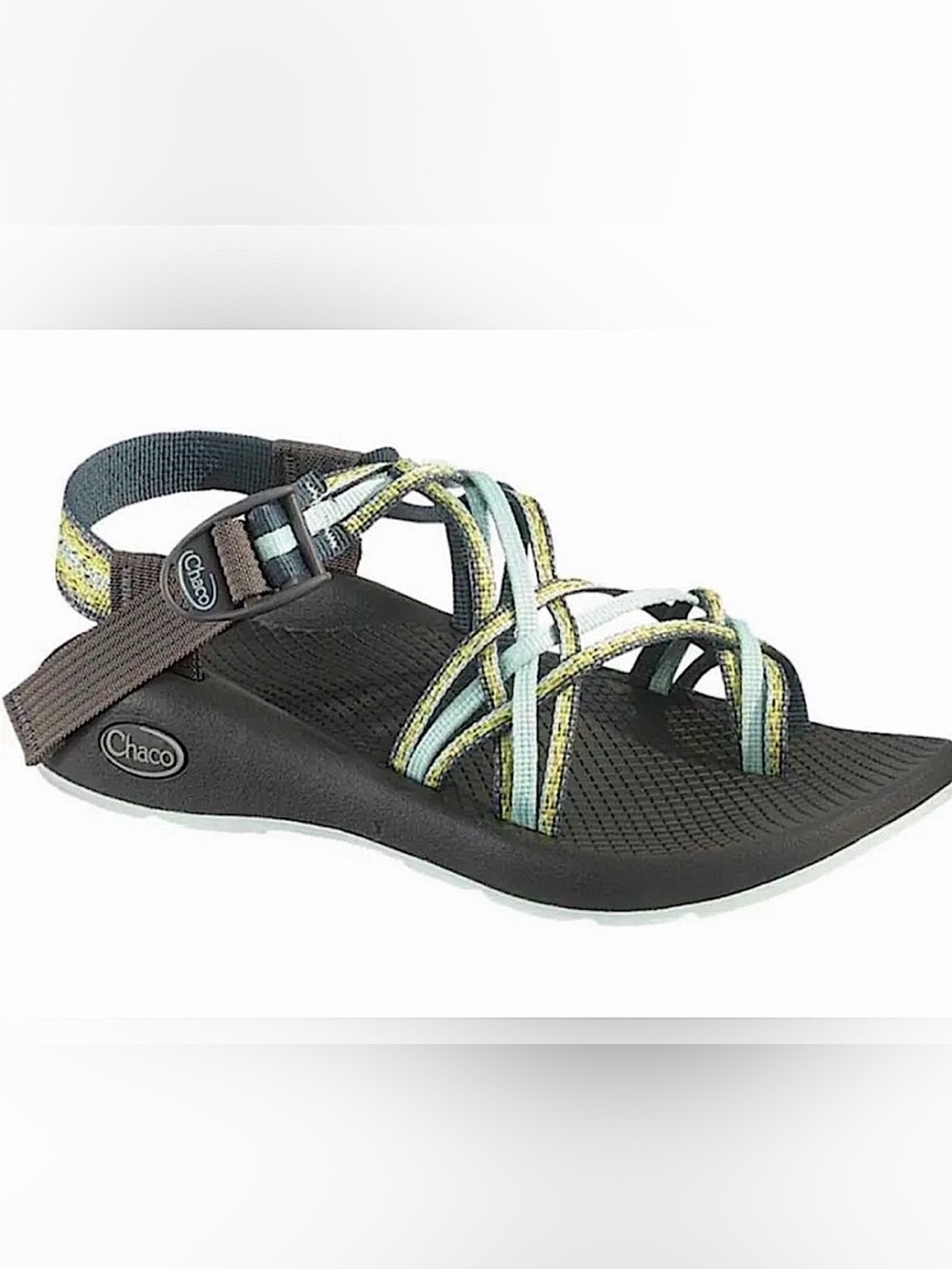 Chaco Women's ZX3 Classic Stardust Teal Adjustable Strap Toe Loop Water Sandal 8